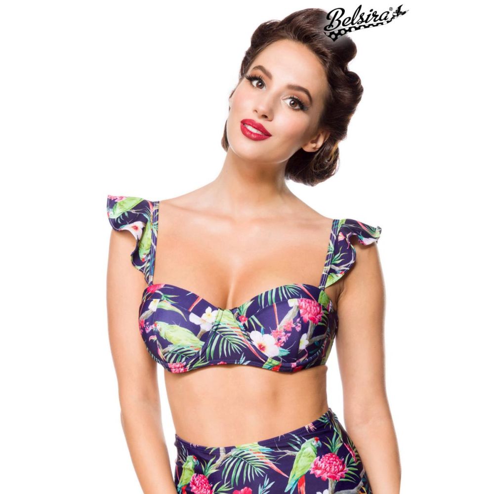 Belsira - Vintage Bikini top - Multicolours